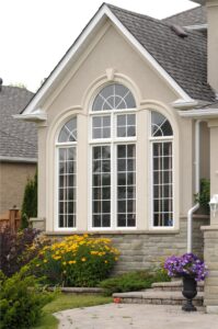 set of picture windows on Florida home