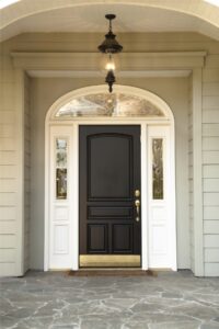 Black Front Door Replacement
