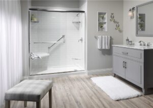 Shower Door installation with Miracle Windows and Showers