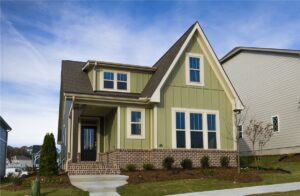 Green home with brand new windows