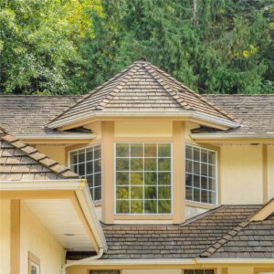 Jacksonville area vinyl windows on a home