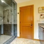 Custom Glass Shower Door in a Modern Bathroom
